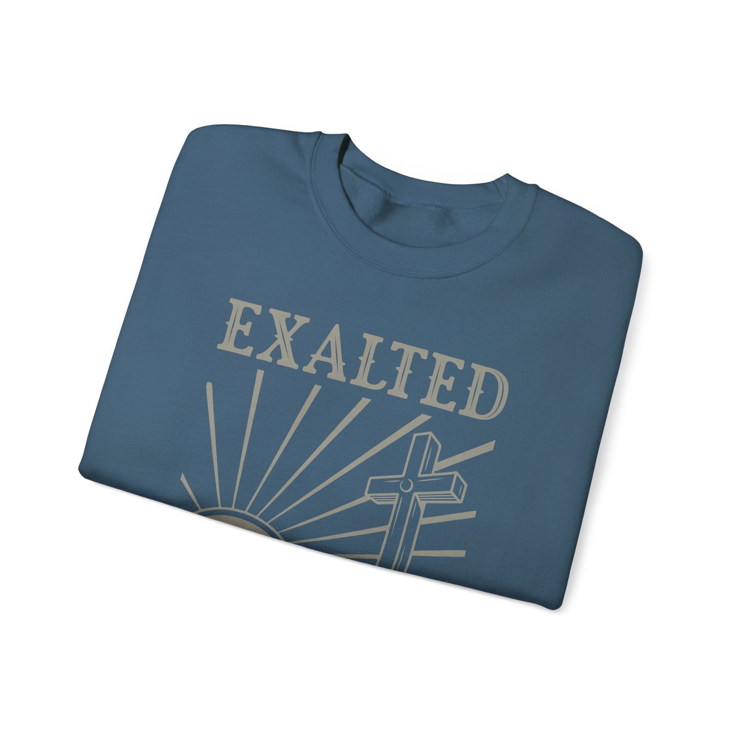"Luke 14:11" Unisex Crewneck Sweatshirt