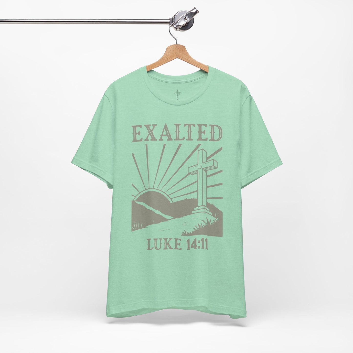 "Luke 14:11" Unisex Tee