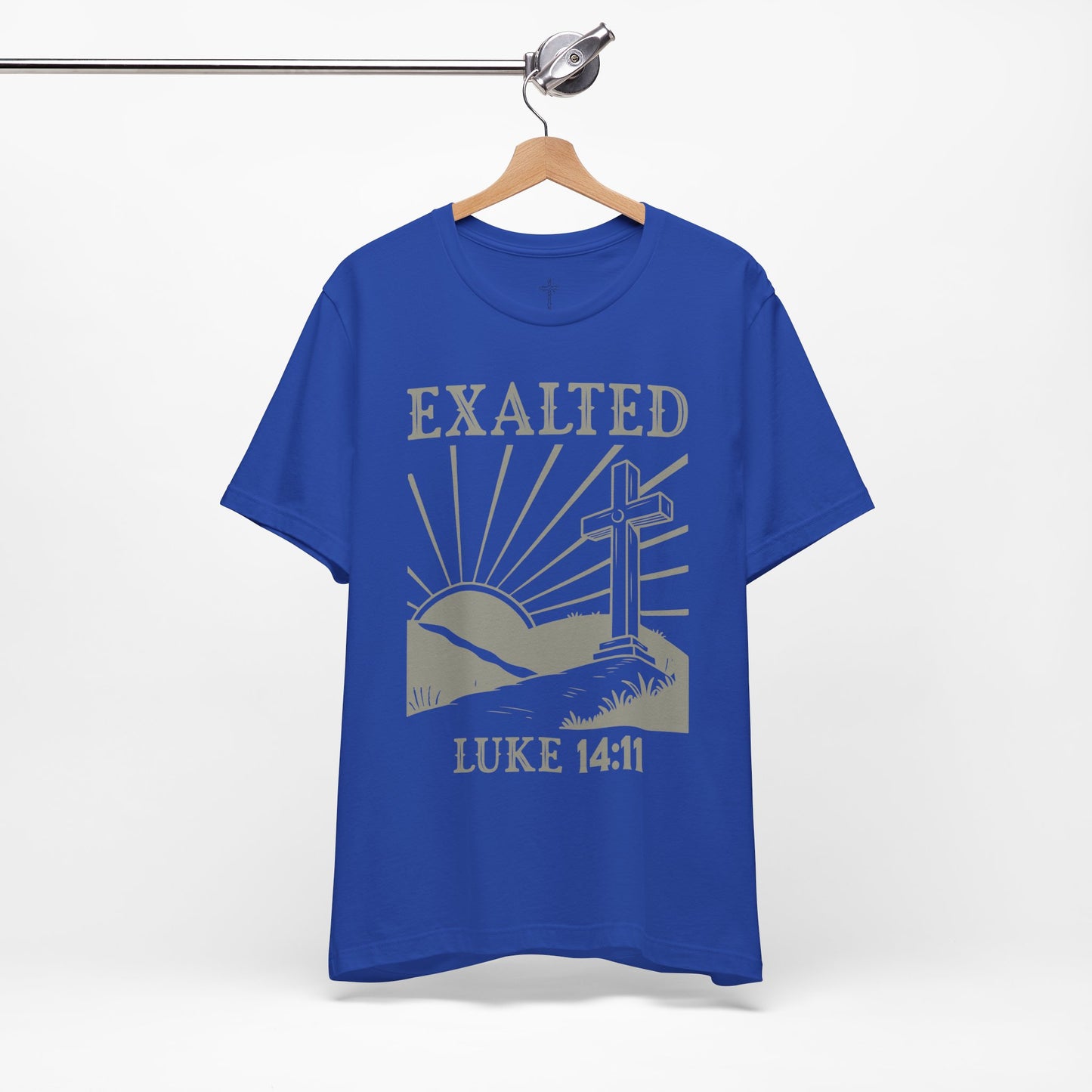 "Luke 14:11" Unisex Tee