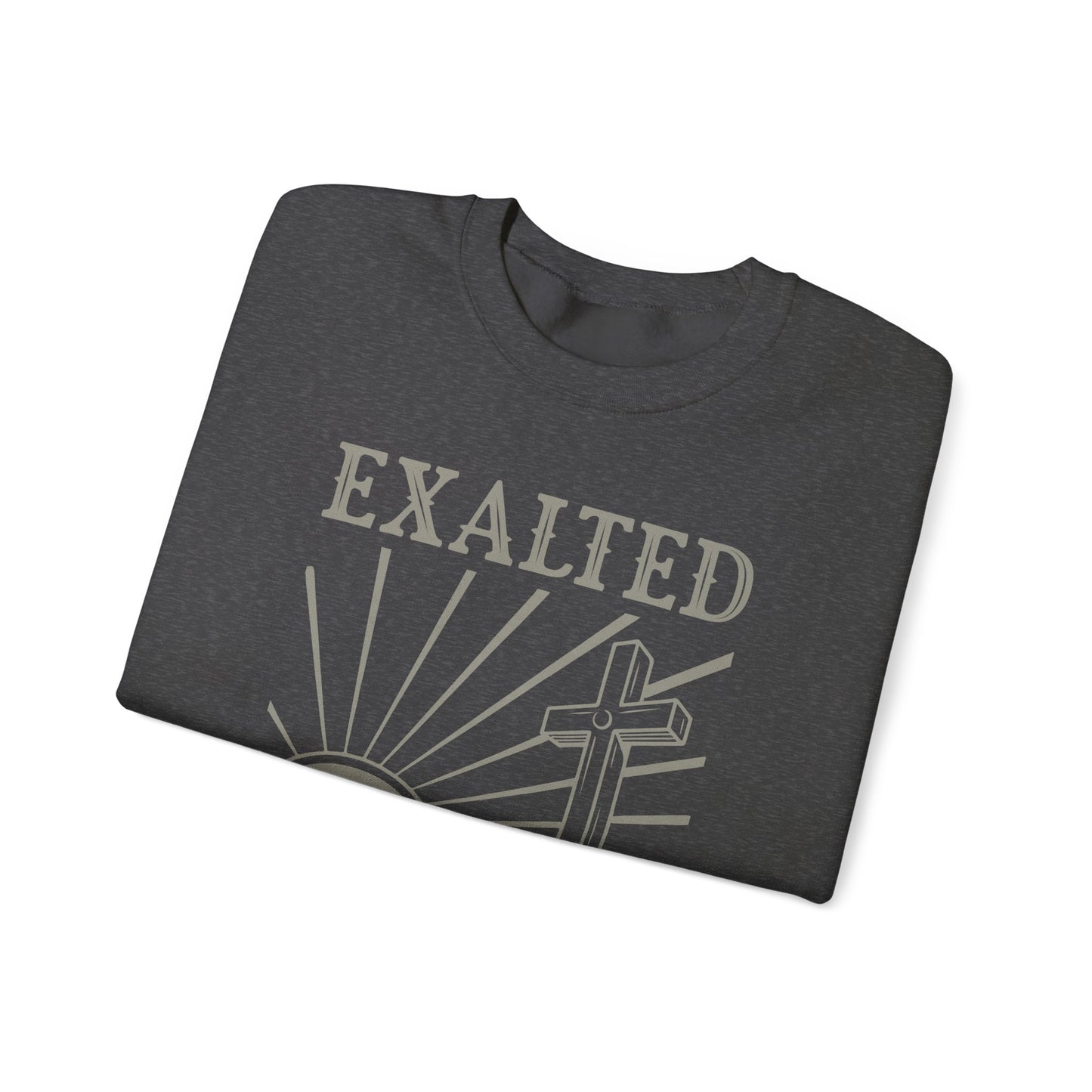 "Luke 14:11" Unisex Crewneck Sweatshirt