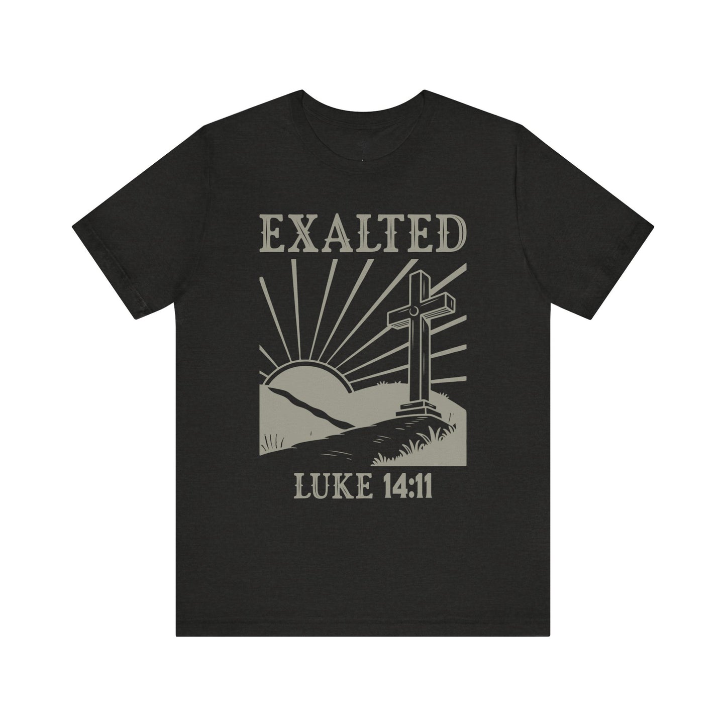 "Luke 14:11" Unisex Tee