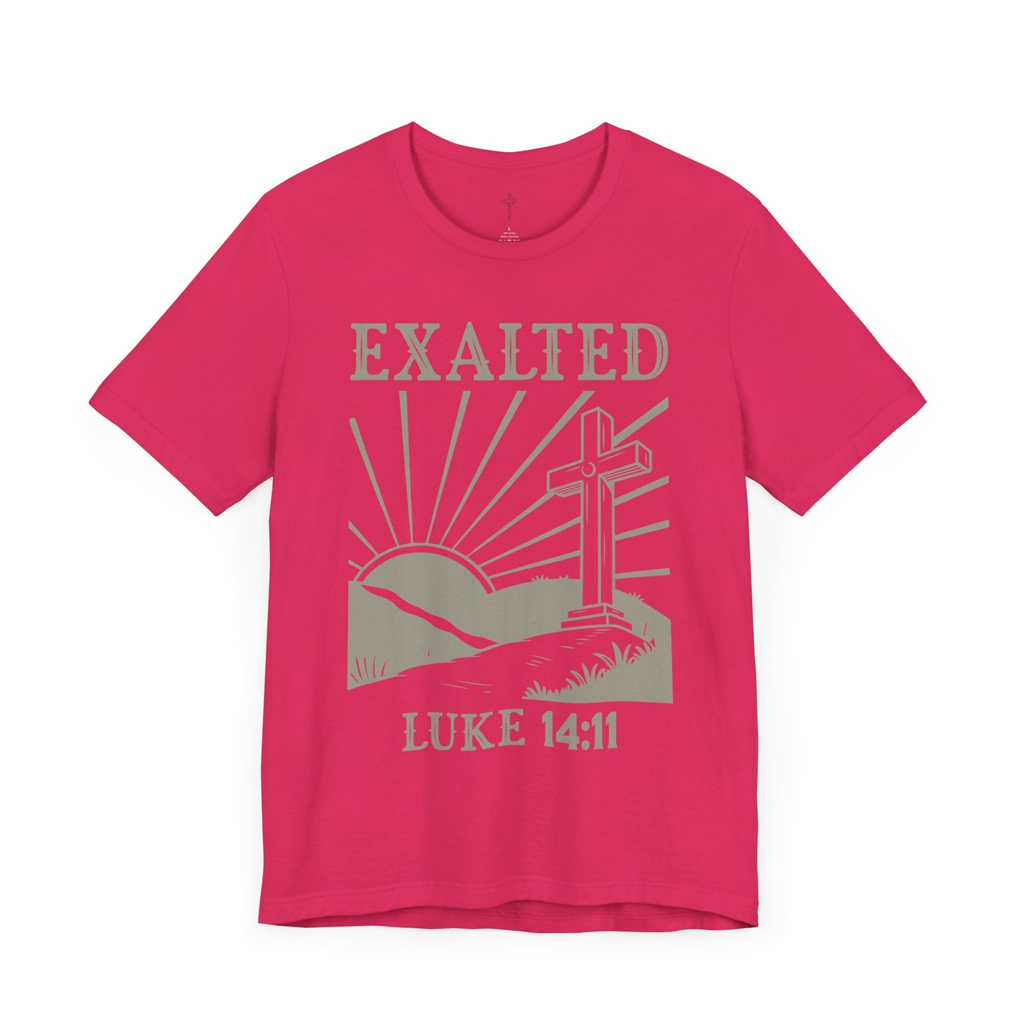 "Luke 14:11" Unisex Tee