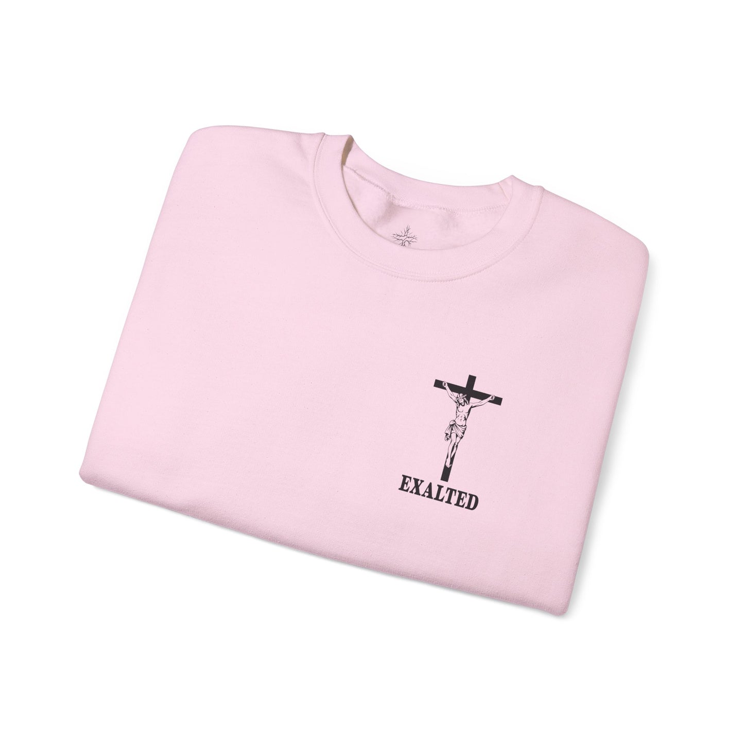 "Exalted In Jesus" Unisex Crewneck Sweatshirt