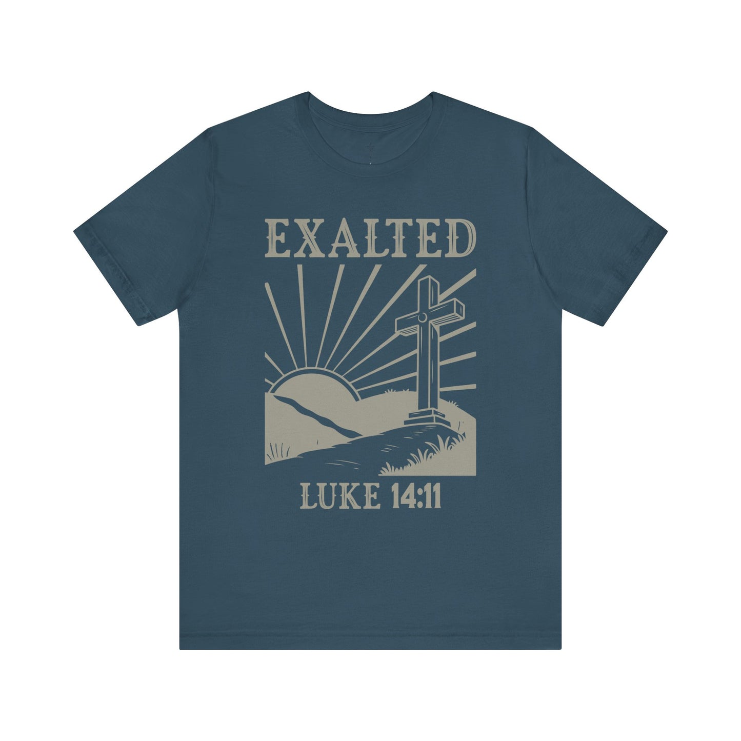 "Luke 14:11" Unisex Tee