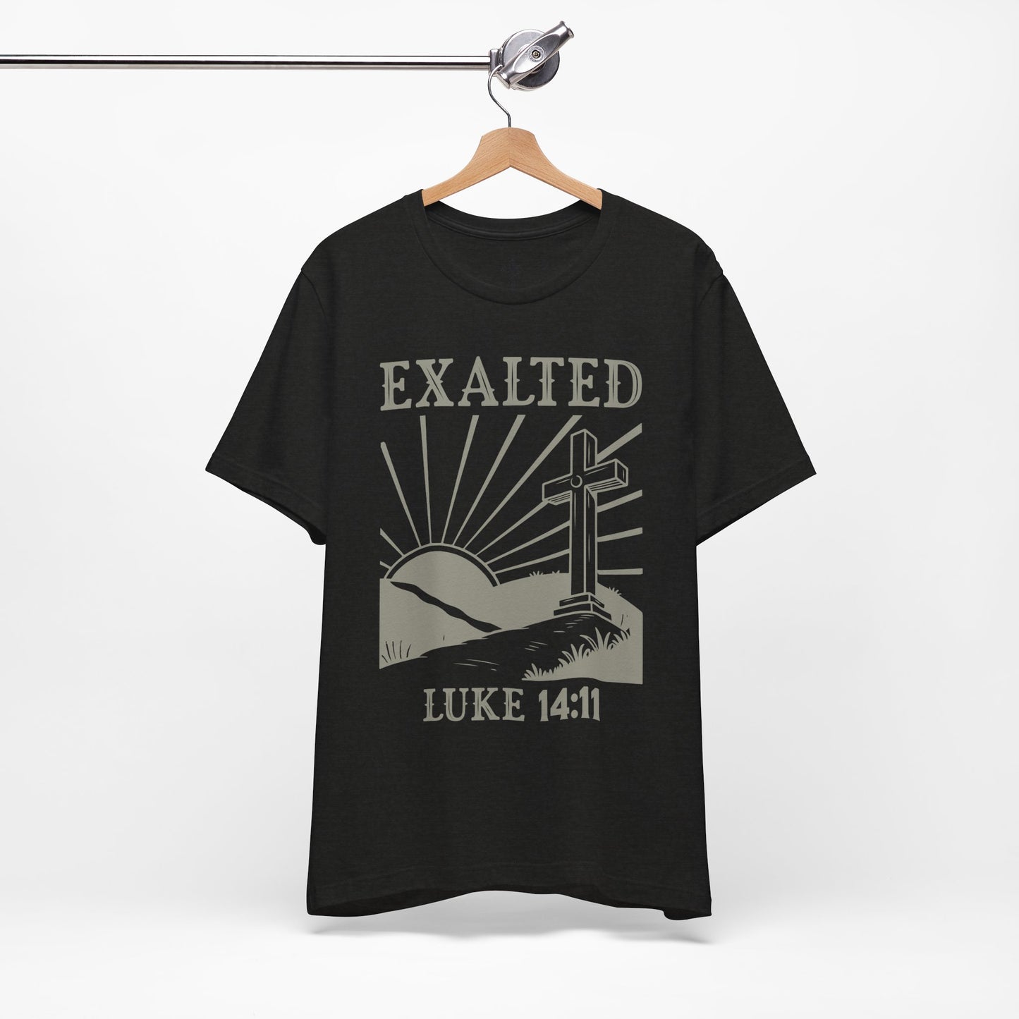 "Luke 14:11" Unisex Tee