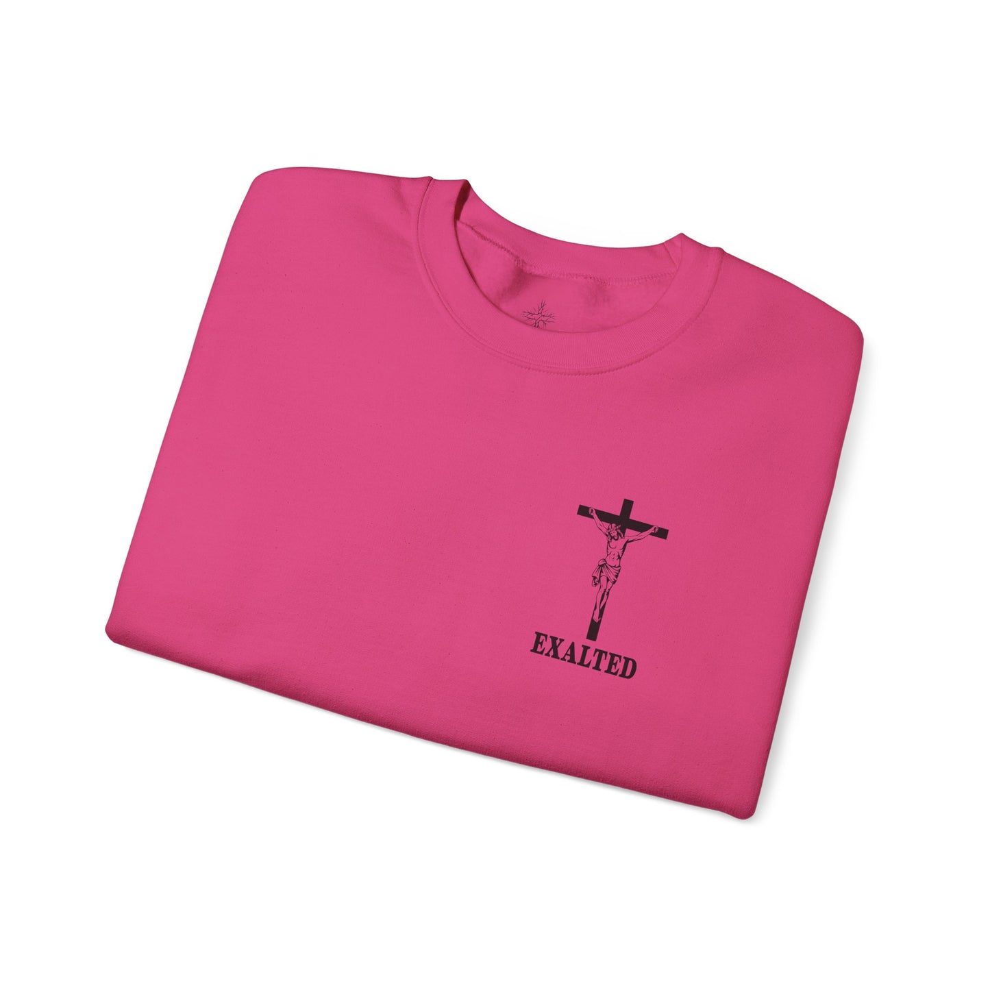 "Exalted In Jesus" Unisex Crewneck Sweatshirt
