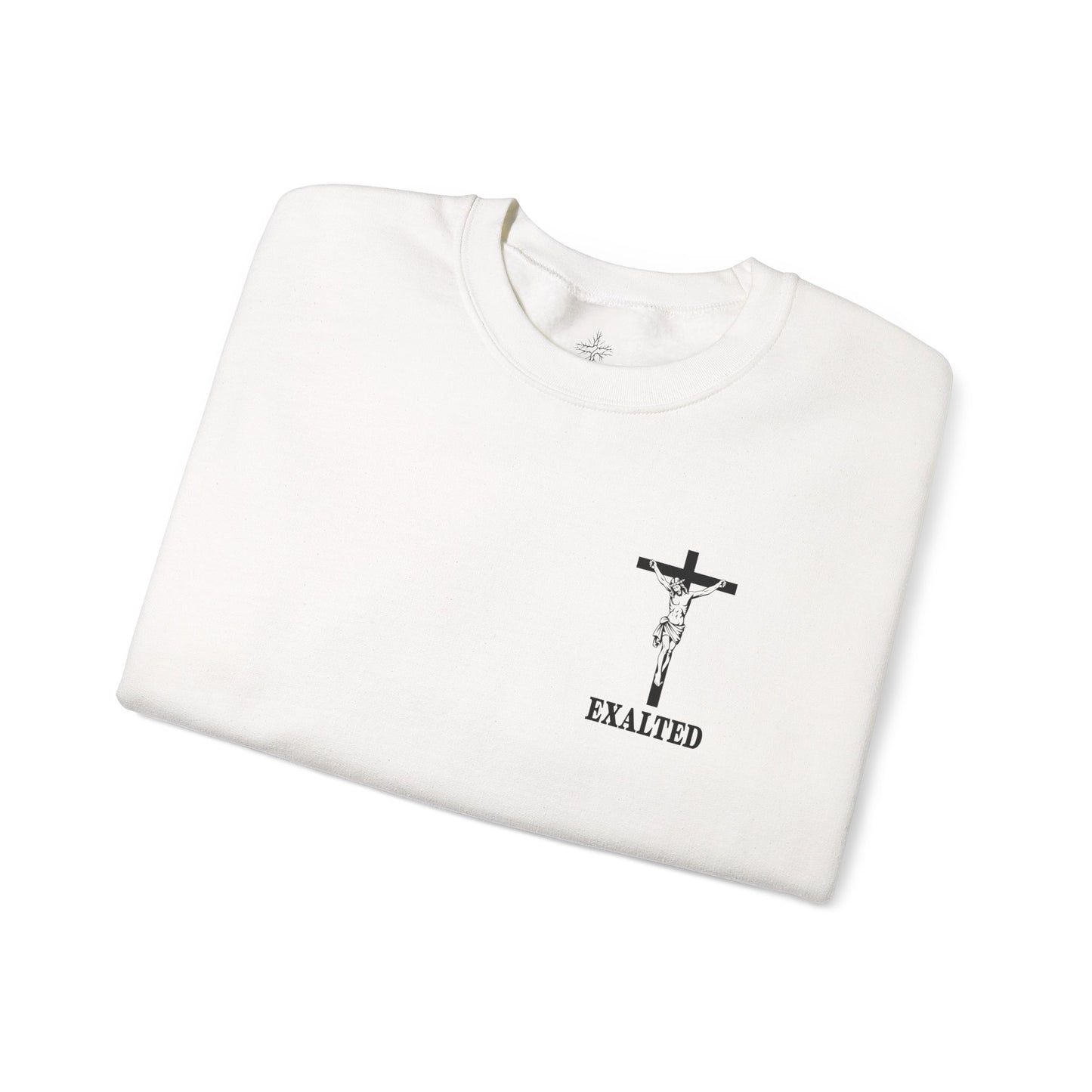 "Exalted In Jesus" Unisex Crewneck Sweatshirt