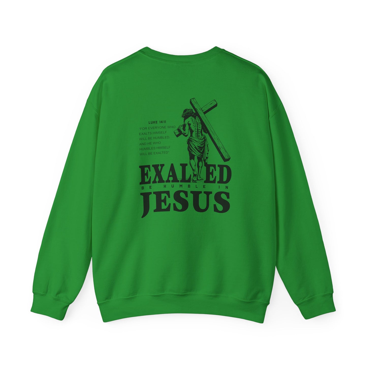 "Exalted In Jesus" Unisex Crewneck Sweatshirt