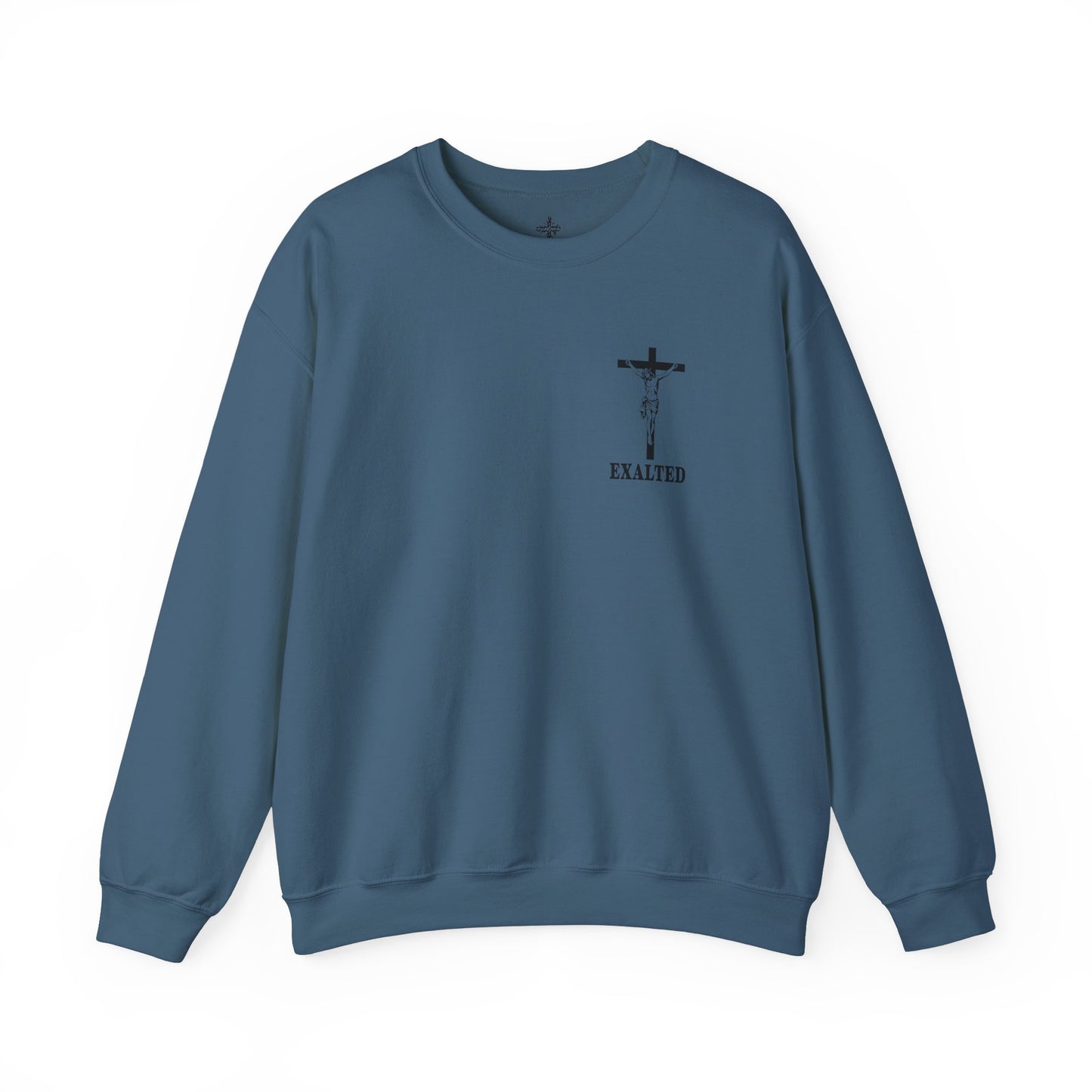"Exalted In Jesus" Unisex Crewneck Sweatshirt