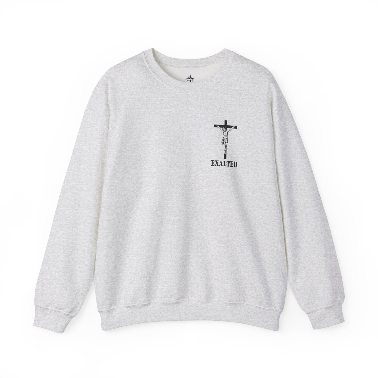 "Exalted In Jesus" Unisex Crewneck Sweatshirt