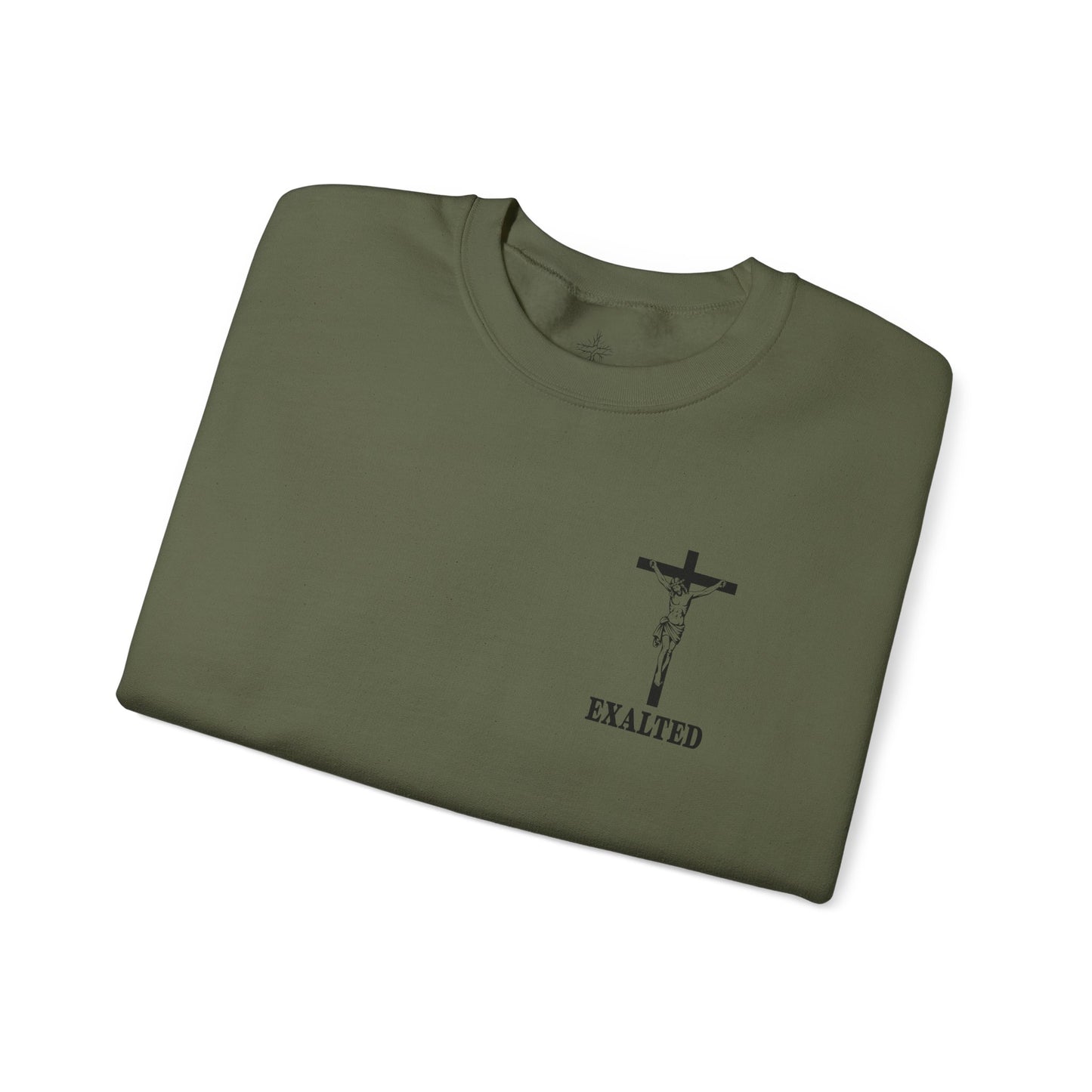 "Exalted In Jesus" Unisex Crewneck Sweatshirt