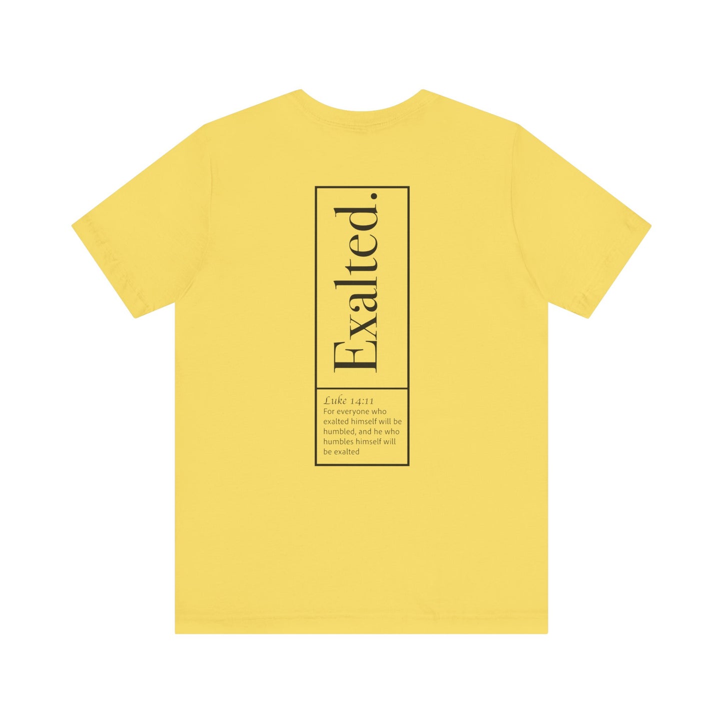 Exalted Unisex Colored Short Sleeve Tee