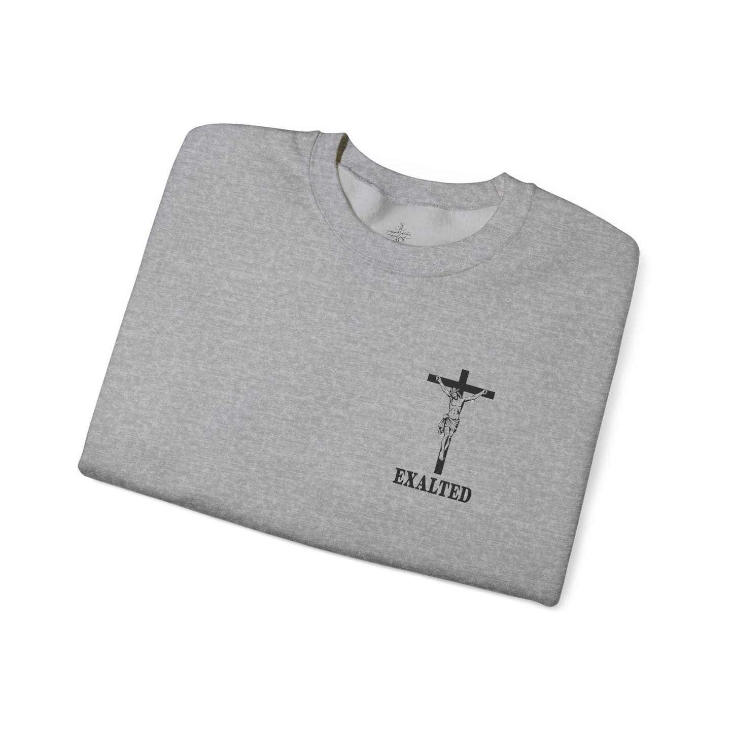 "Exalted In Jesus" Unisex Crewneck Sweatshirt