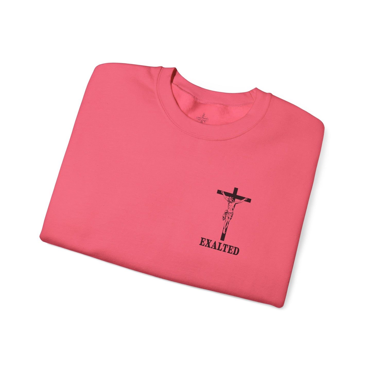 "Exalted In Jesus" Unisex Crewneck Sweatshirt