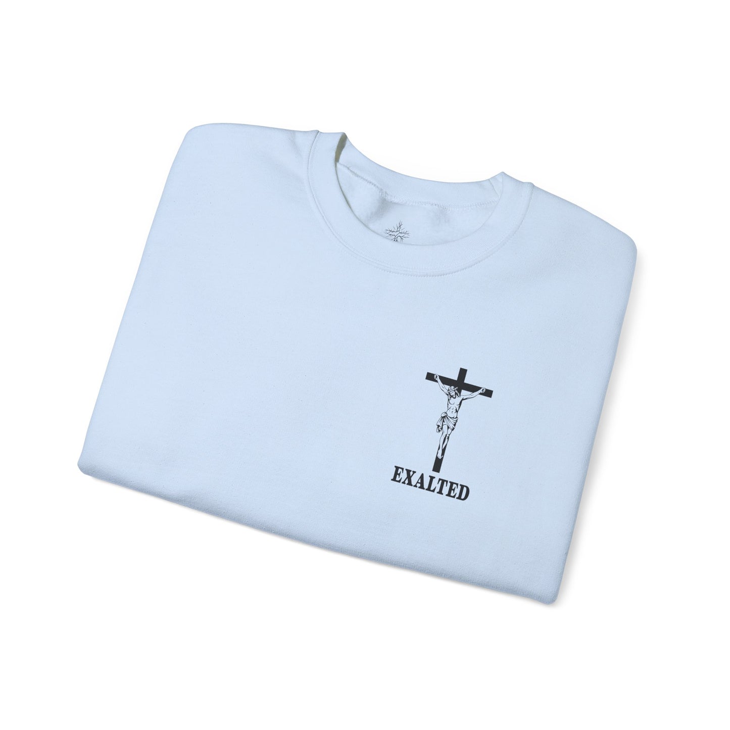 "Exalted In Jesus" Unisex Crewneck Sweatshirt