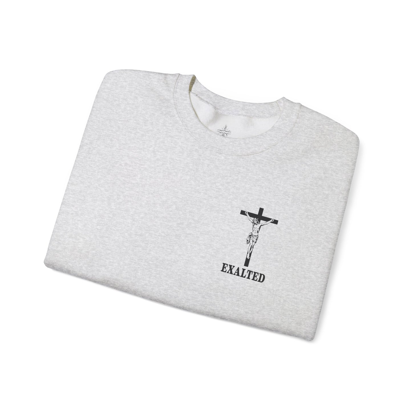 "Exalted In Jesus" Unisex Crewneck Sweatshirt