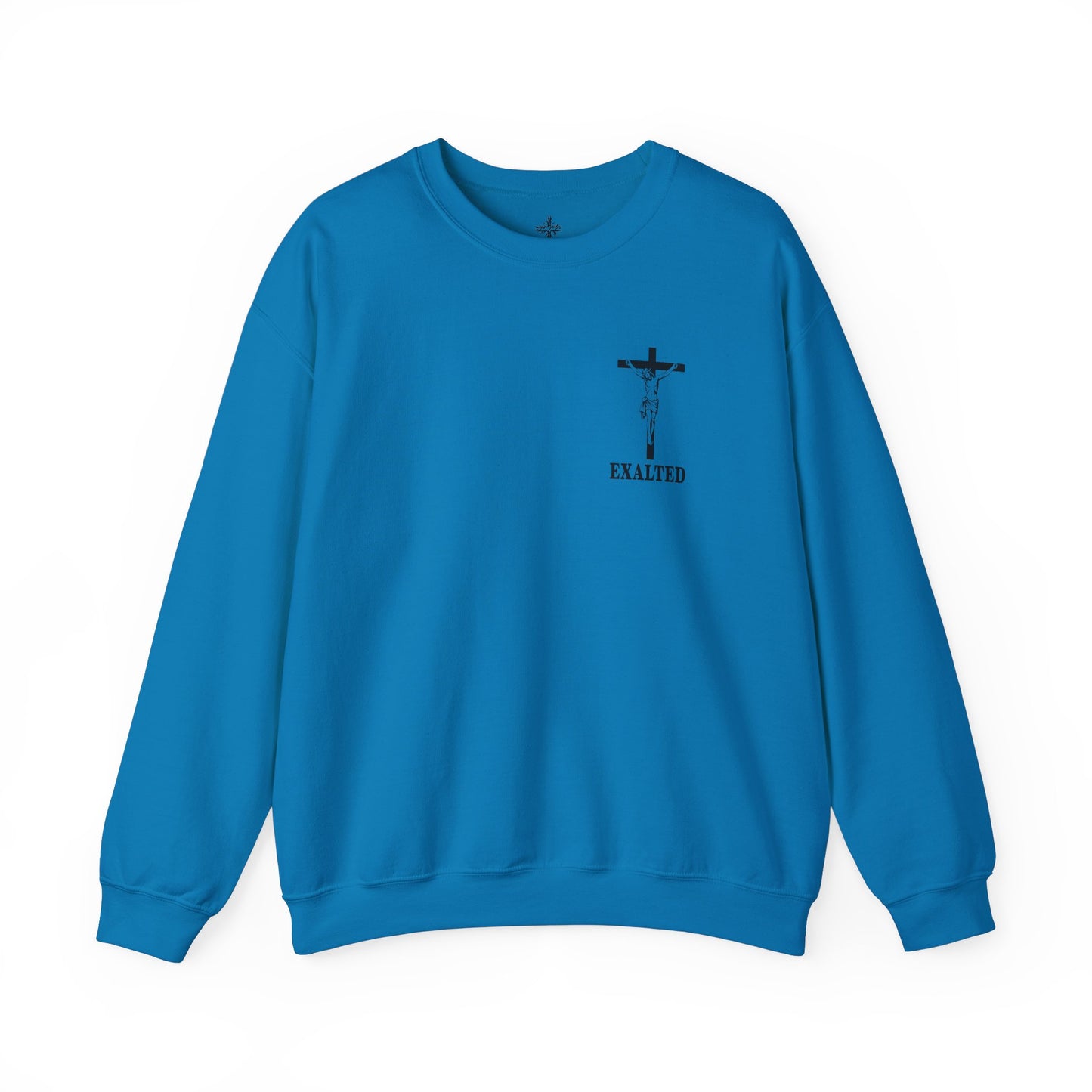 "Exalted In Jesus" Unisex Crewneck Sweatshirt