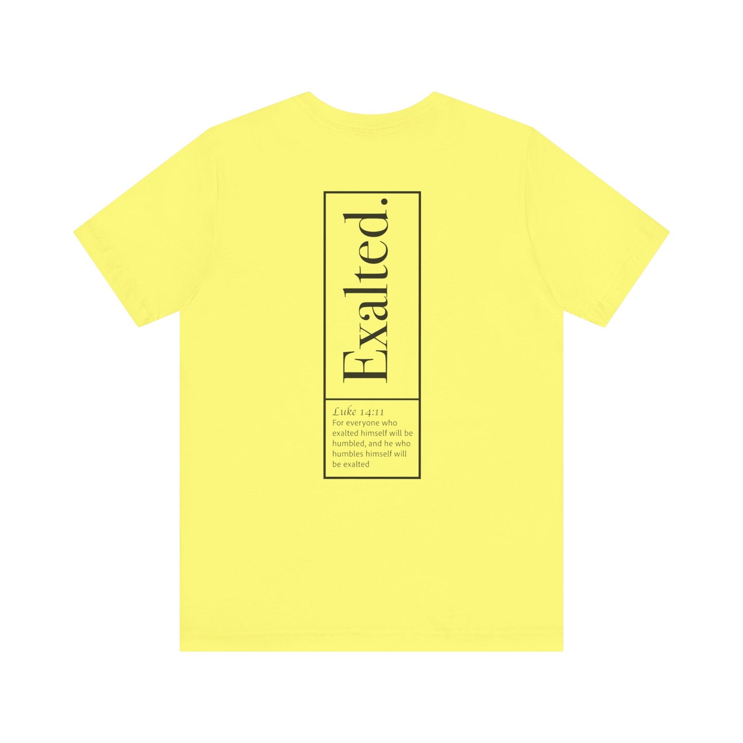 Exalted Unisex Colored Short Sleeve Tee