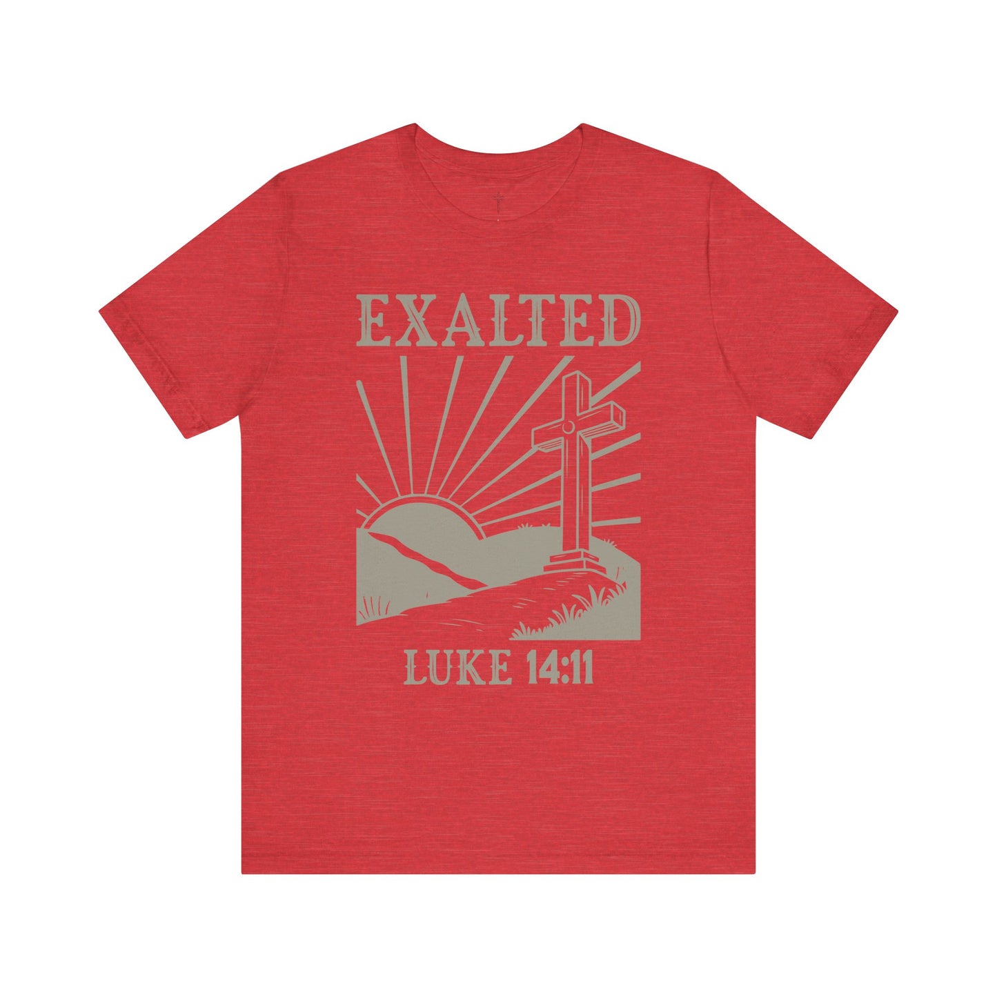 "Luke 14:11" Unisex Tee