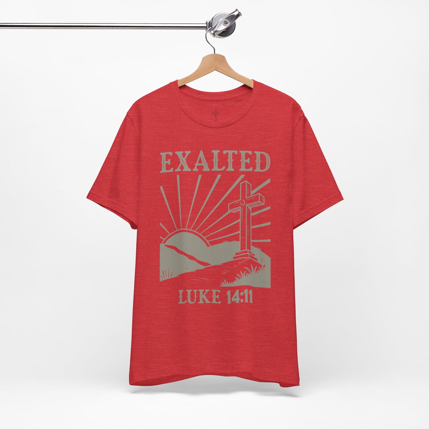 "Luke 14:11" Unisex Tee