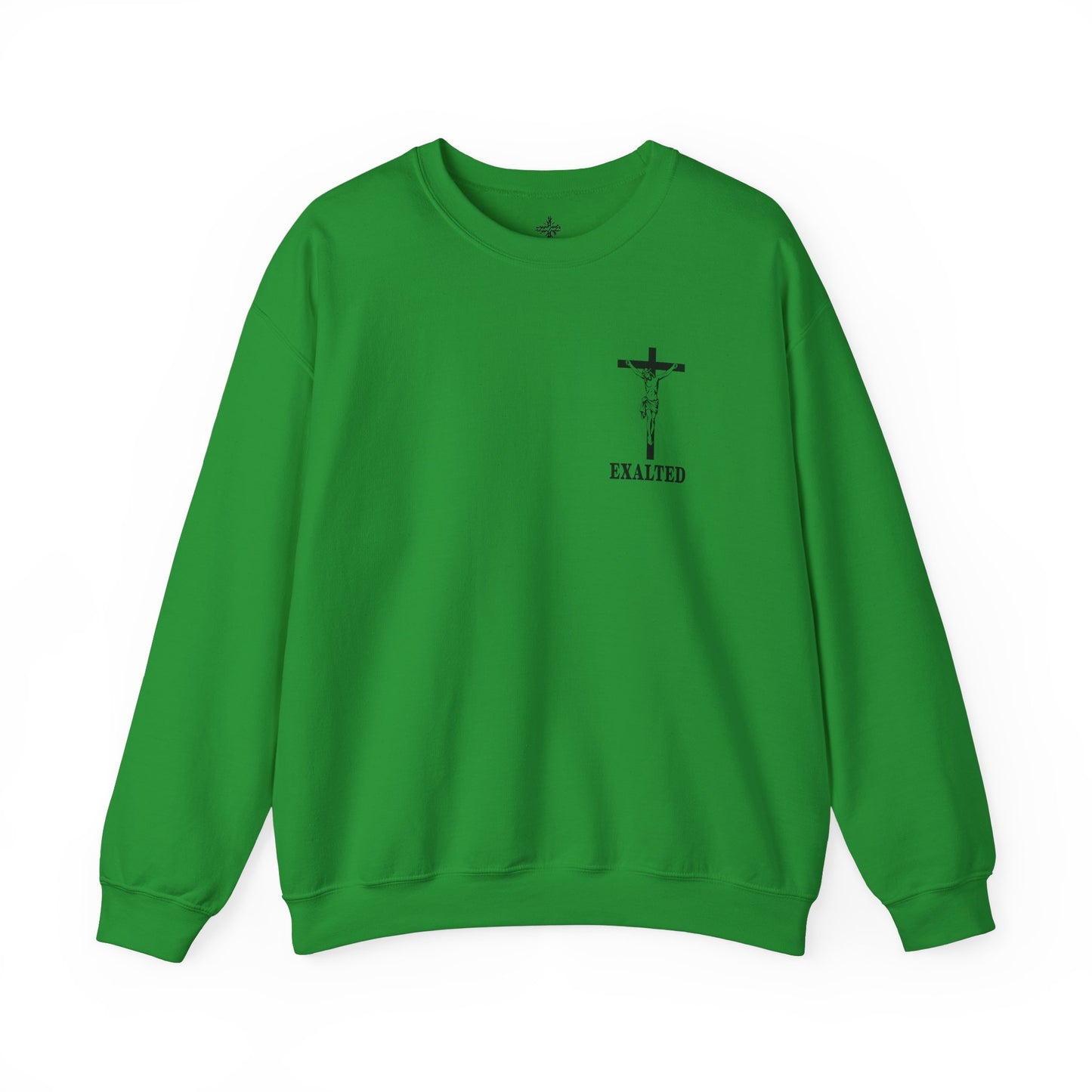 "Exalted In Jesus" Unisex Crewneck Sweatshirt