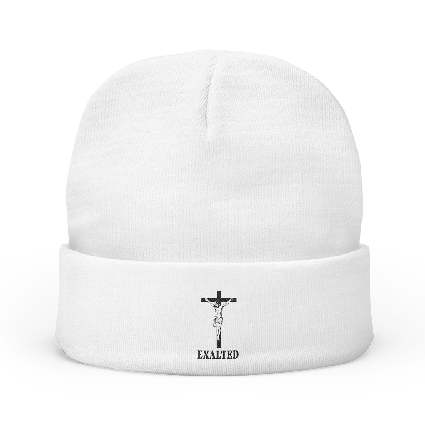 Exalted Jesus on Cross Beanie