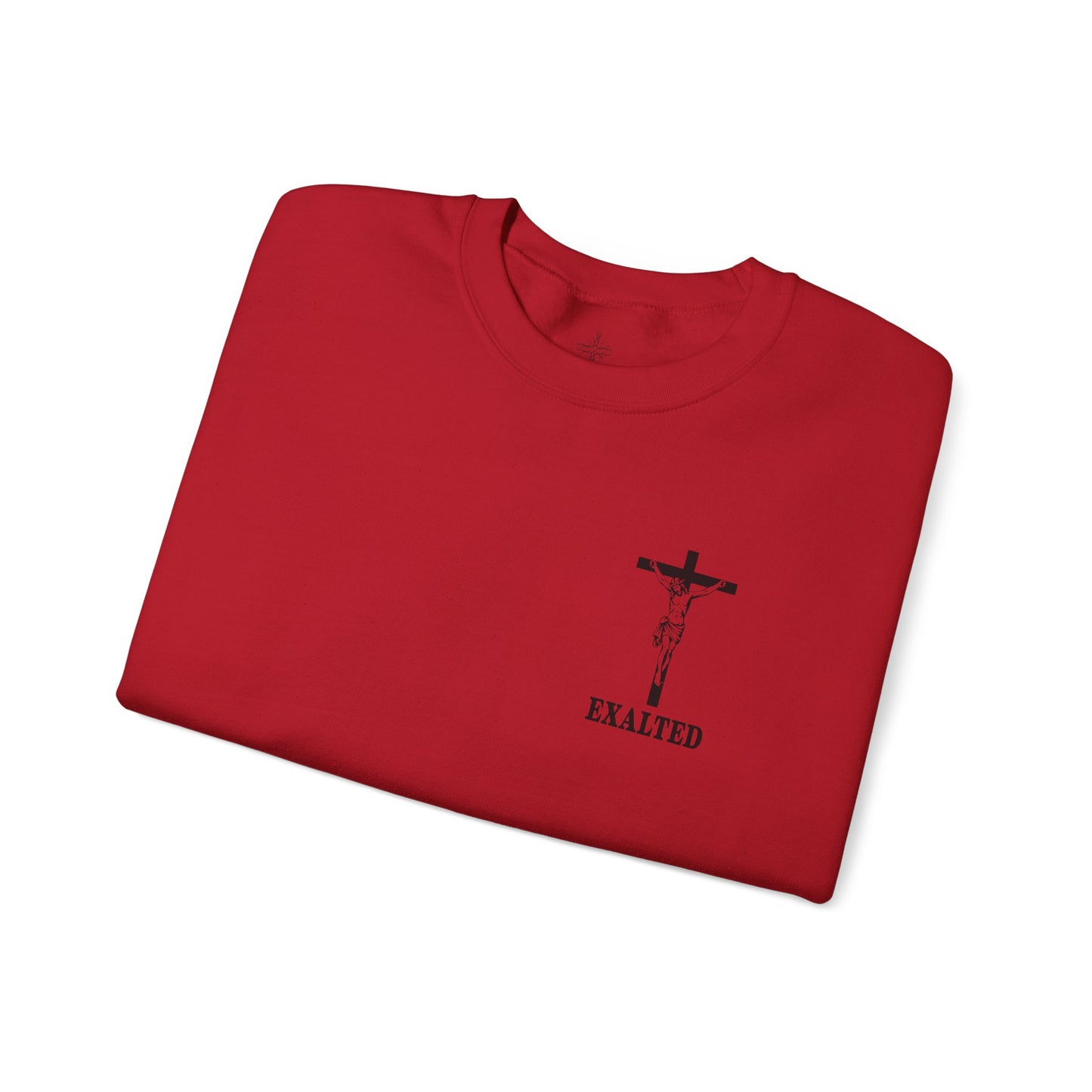 "Exalted In Jesus" Unisex Crewneck Sweatshirt