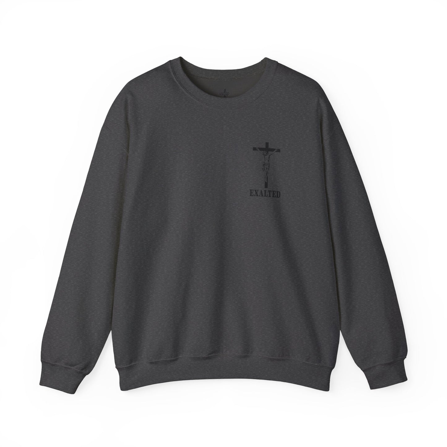 "Exalted In Jesus" Unisex Crewneck Sweatshirt