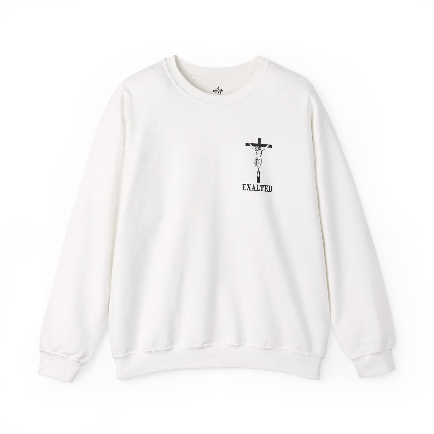"Exalted In Jesus" Unisex Crewneck Sweatshirt