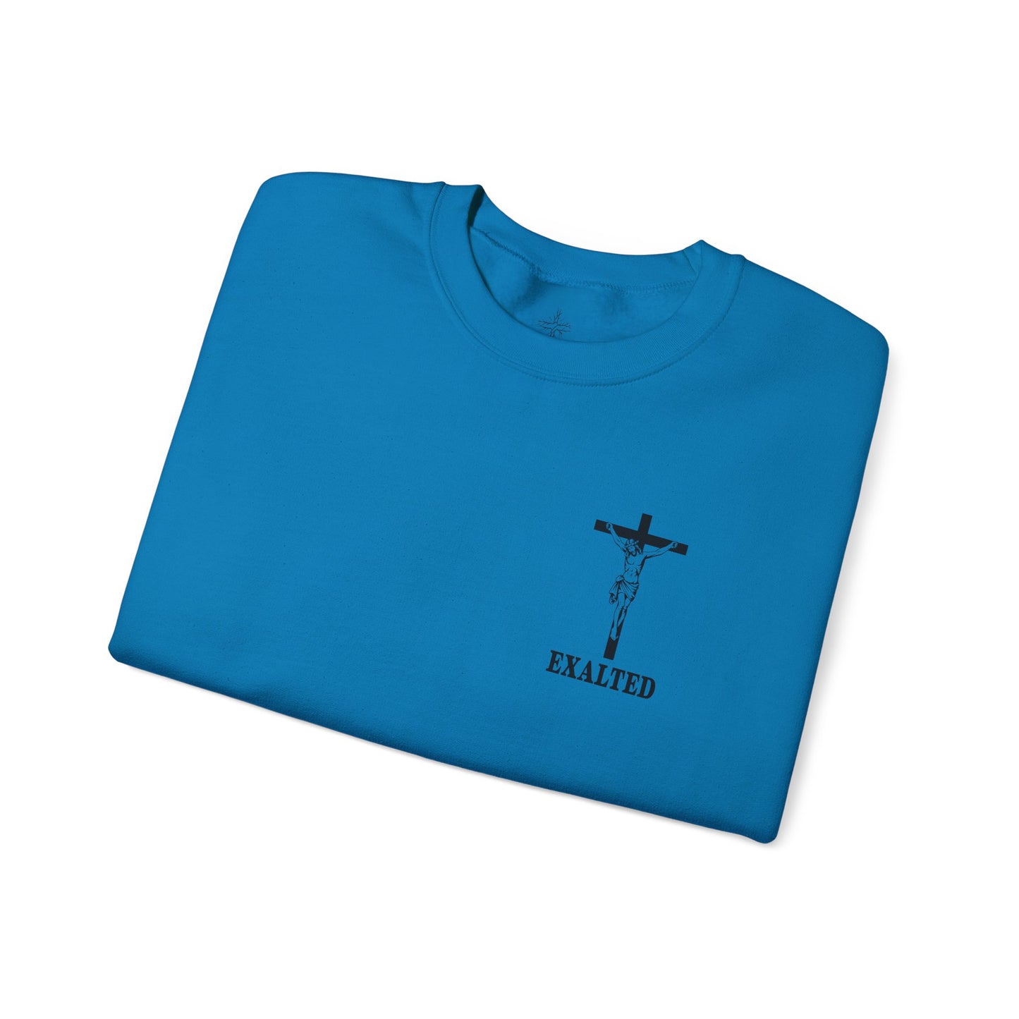 "Exalted In Jesus" Unisex Crewneck Sweatshirt