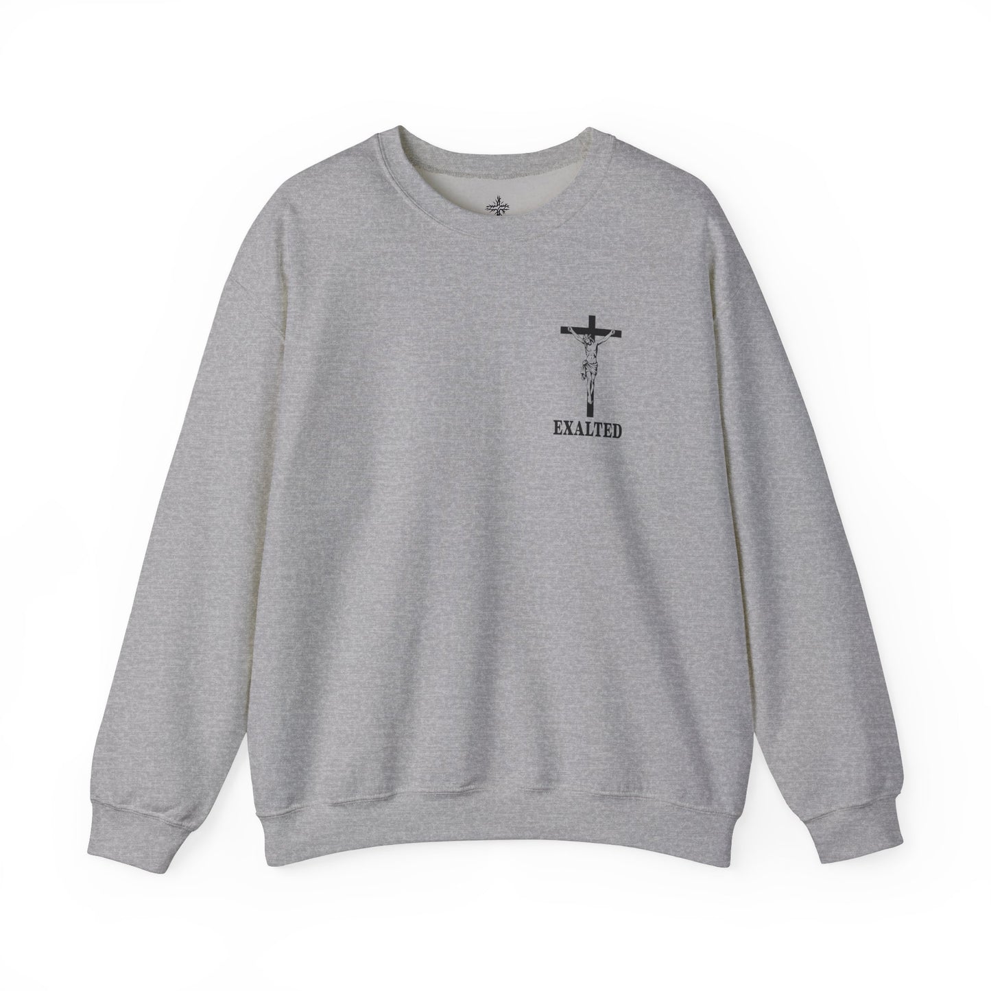 "Exalted In Jesus" Unisex Crewneck Sweatshirt