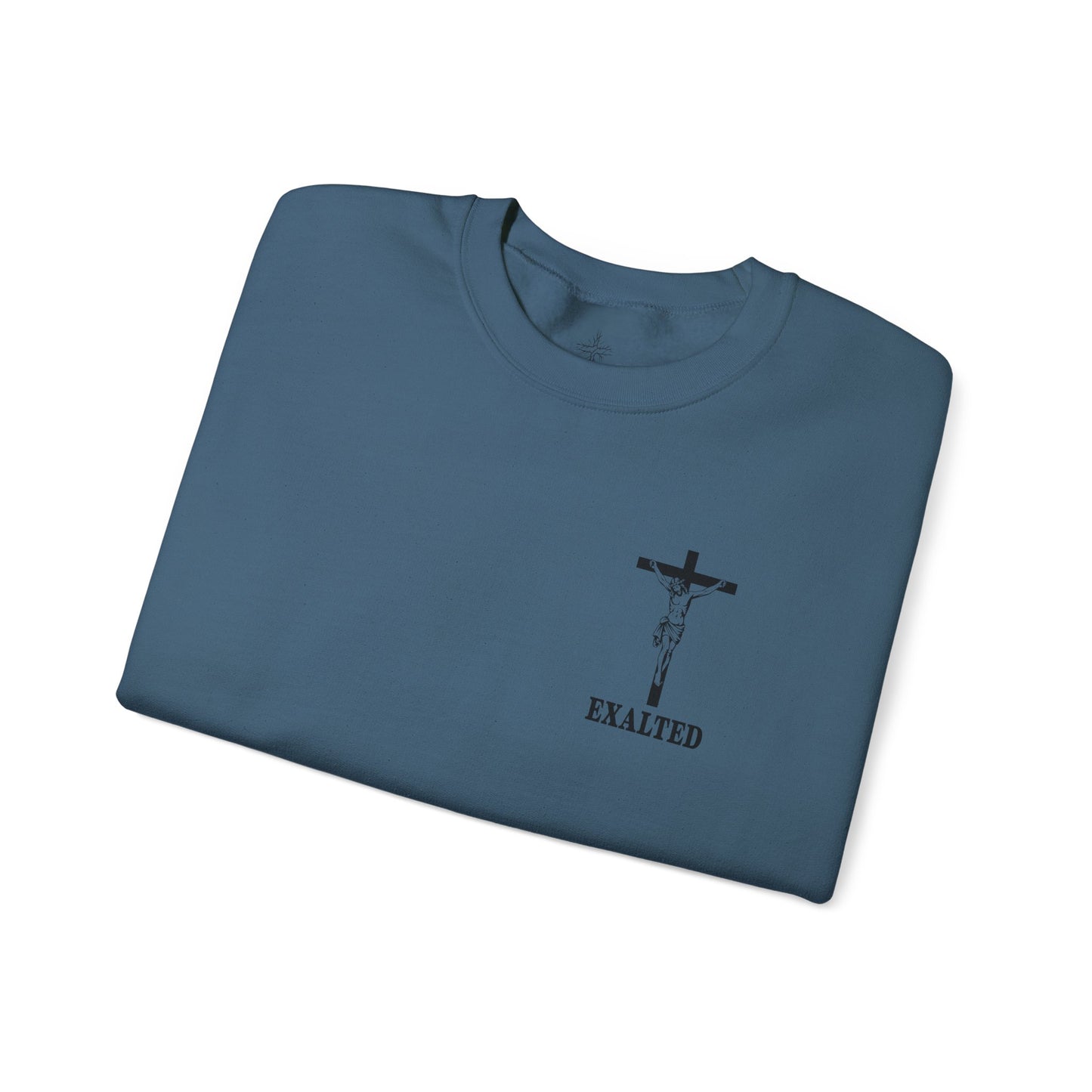 "Exalted In Jesus" Unisex Crewneck Sweatshirt