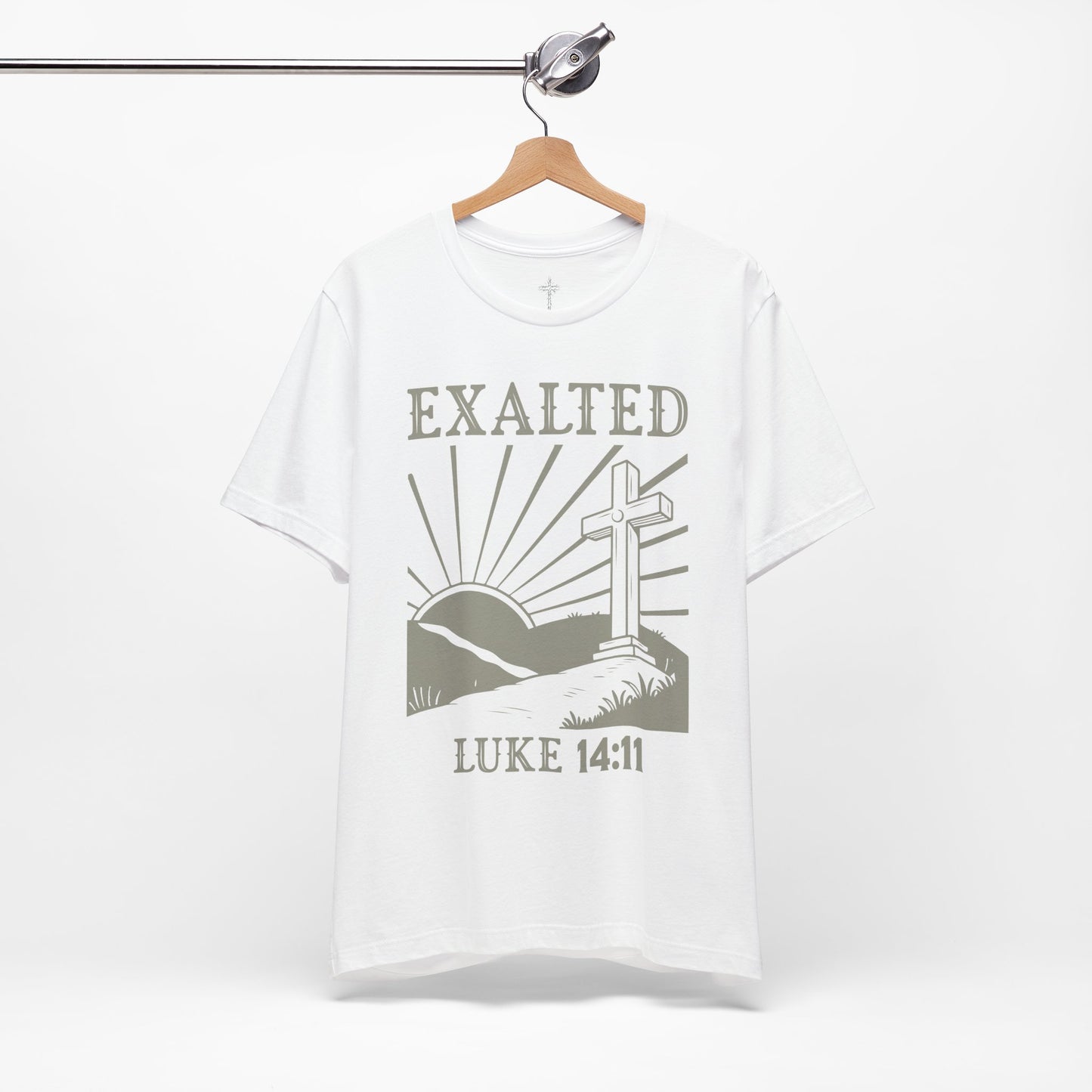 "Luke 14:11" Unisex Tee