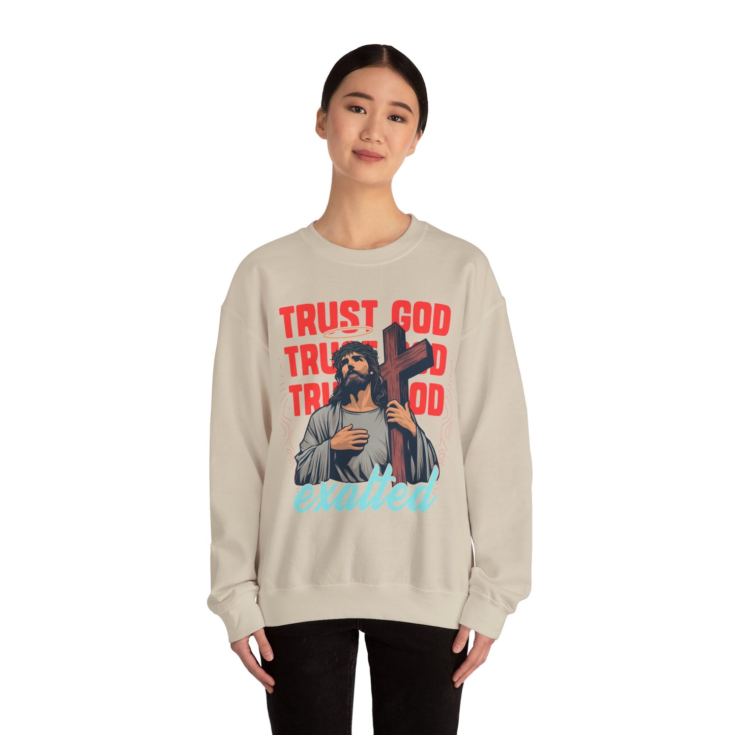 "Trust God" Crewneck Sweatshirt