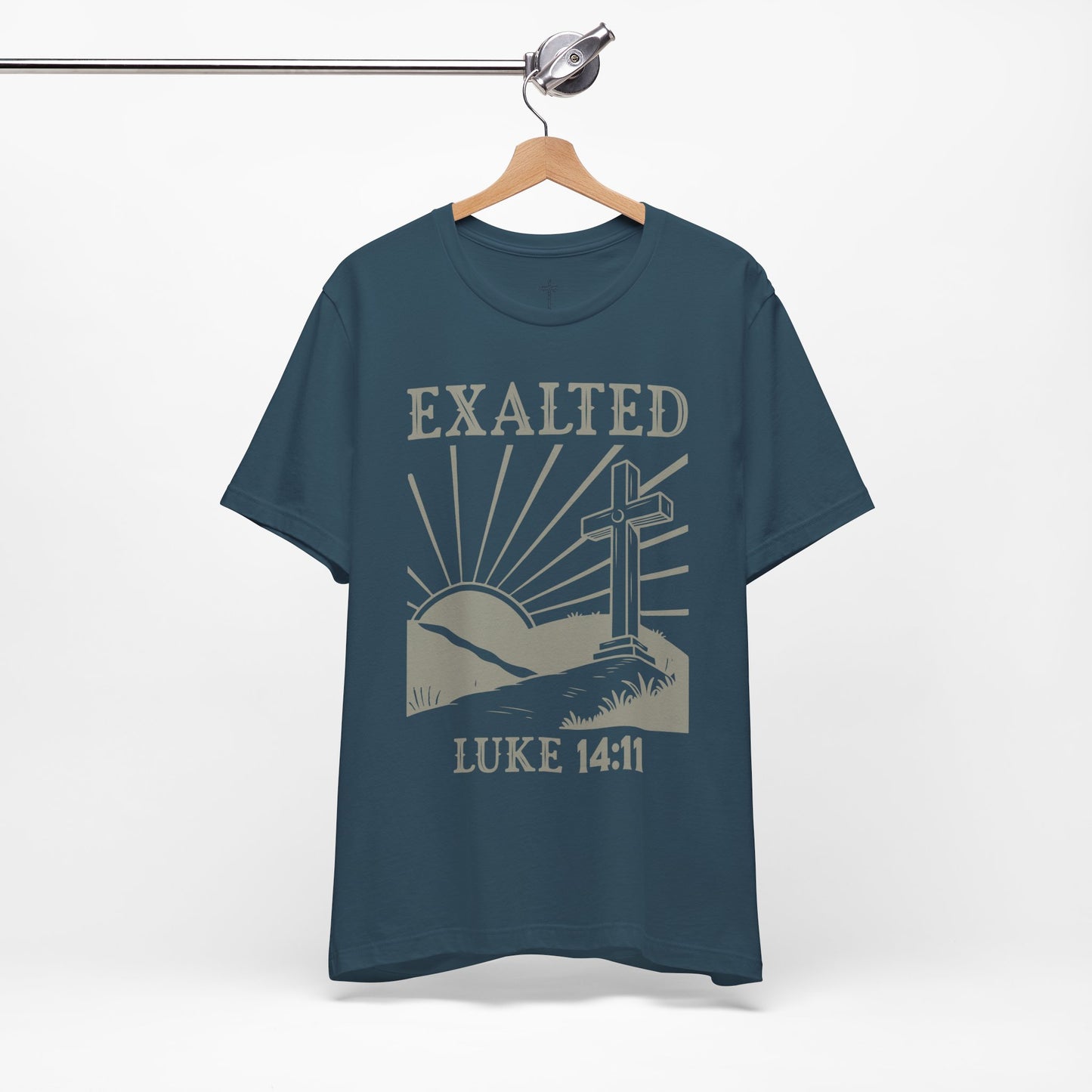 "Luke 14:11" Unisex Tee