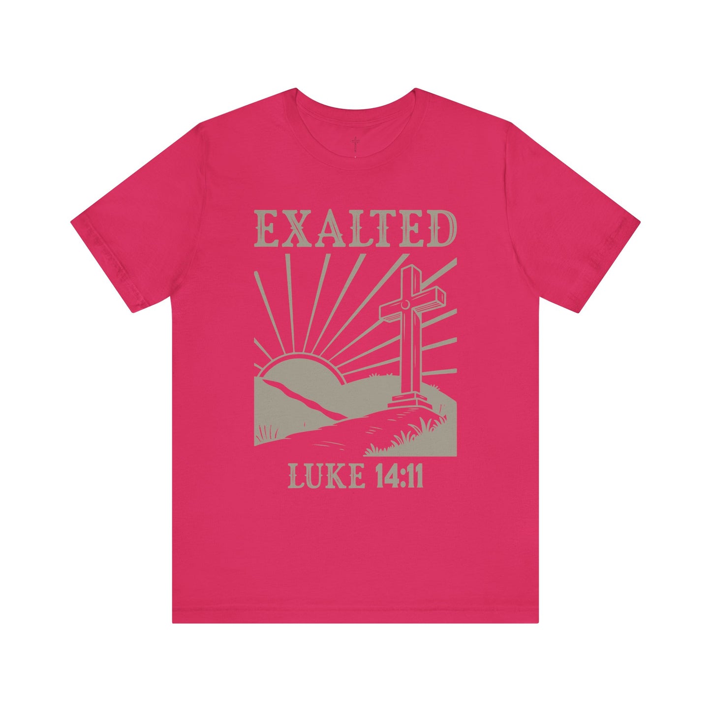 "Luke 14:11" Unisex Tee