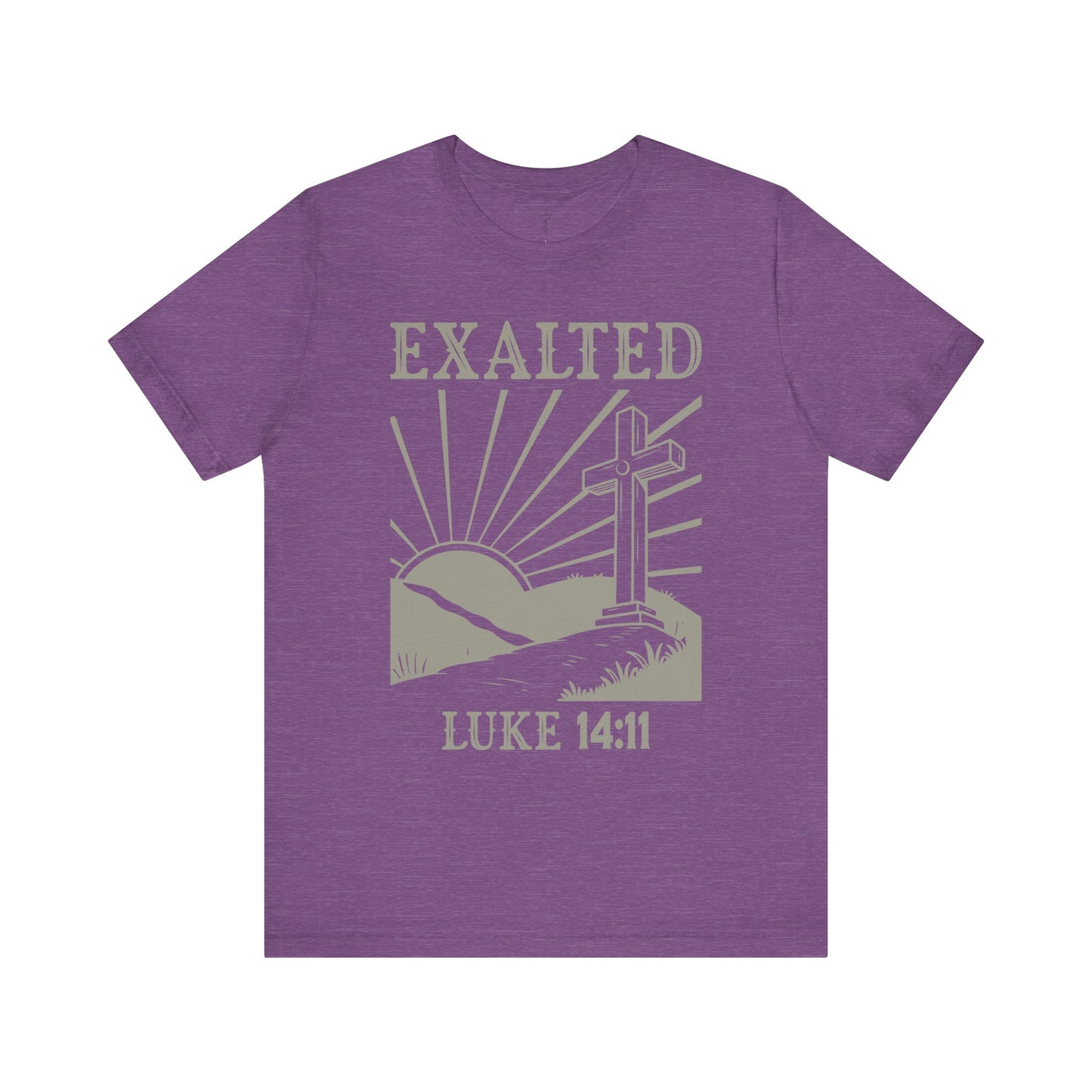 "Luke 14:11" Unisex Tee