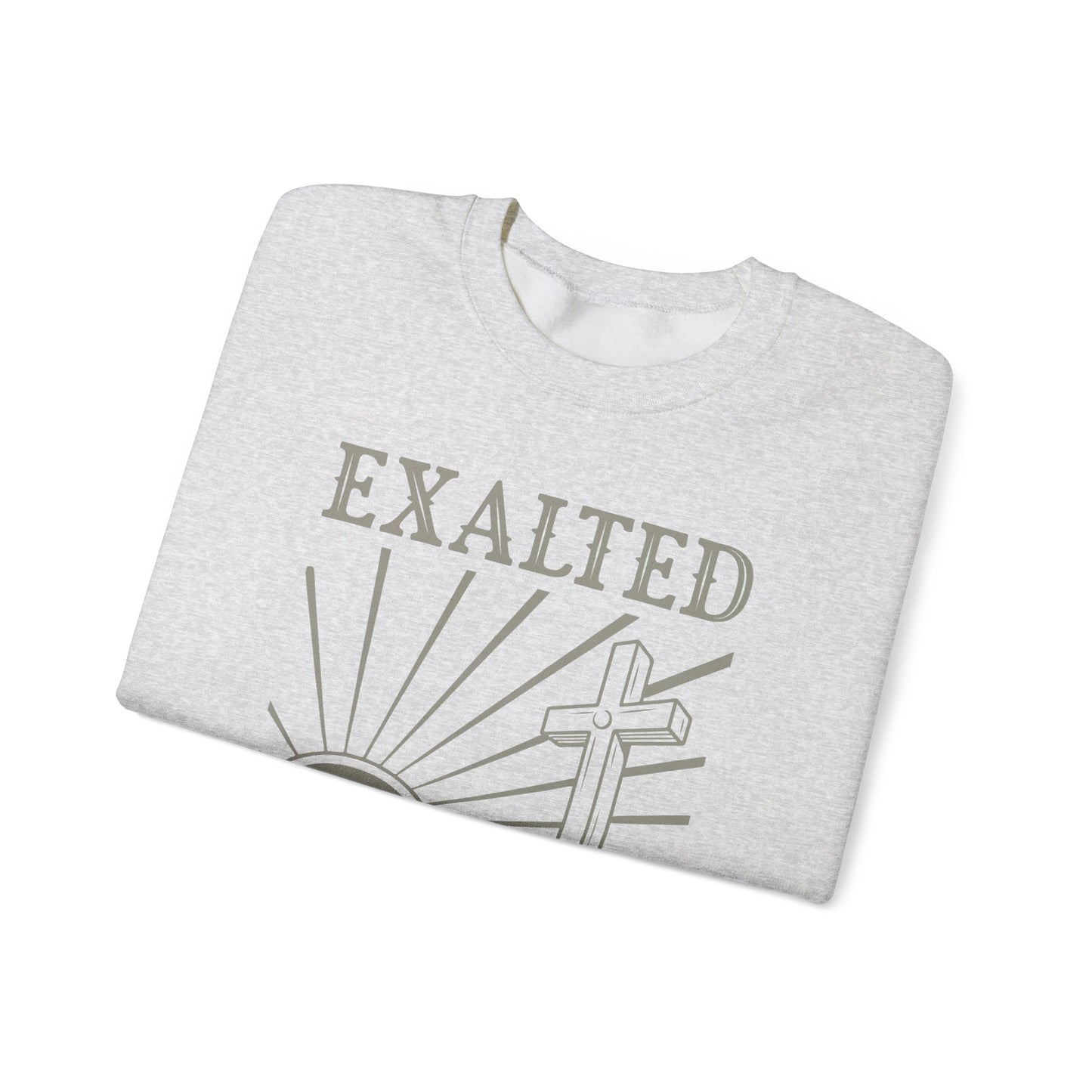 "Luke 14:11" Unisex Crewneck Sweatshirt