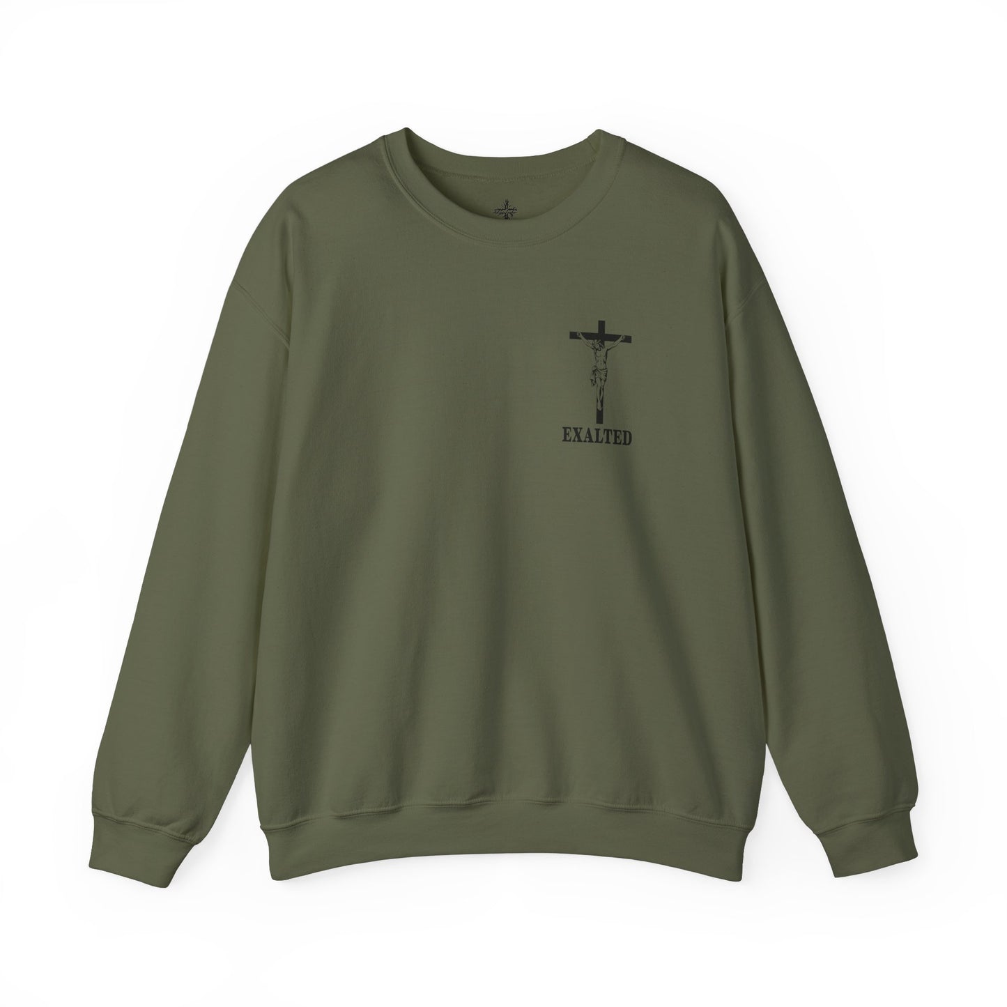 "Exalted In Jesus" Unisex Crewneck Sweatshirt
