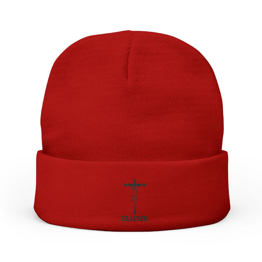 Exalted Jesus on Cross Beanie